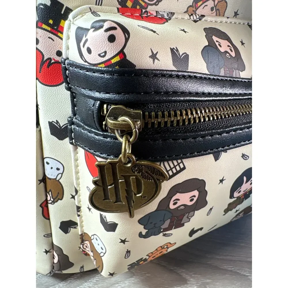 NEW! Loungefly x Harry Potter Characters Chibi All Over Print Mini Backpack NWT!